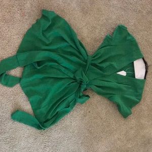 Beautiful green wrap dress
